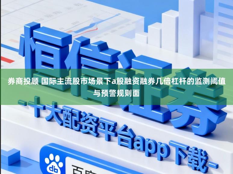 券商投顾 国际主流股市场景下a股融资融券几倍杠杆的监测阈值与预警规则面