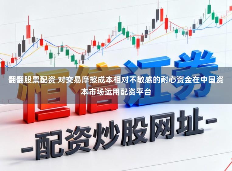 翻翻股票配资 对交易摩擦成本相对不敏感的耐心资金在中国资本市场运用配资平台