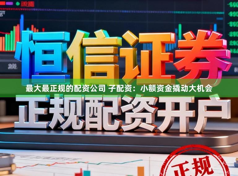 最大最正规的配资公司 子配资：小额资金撬动大机会